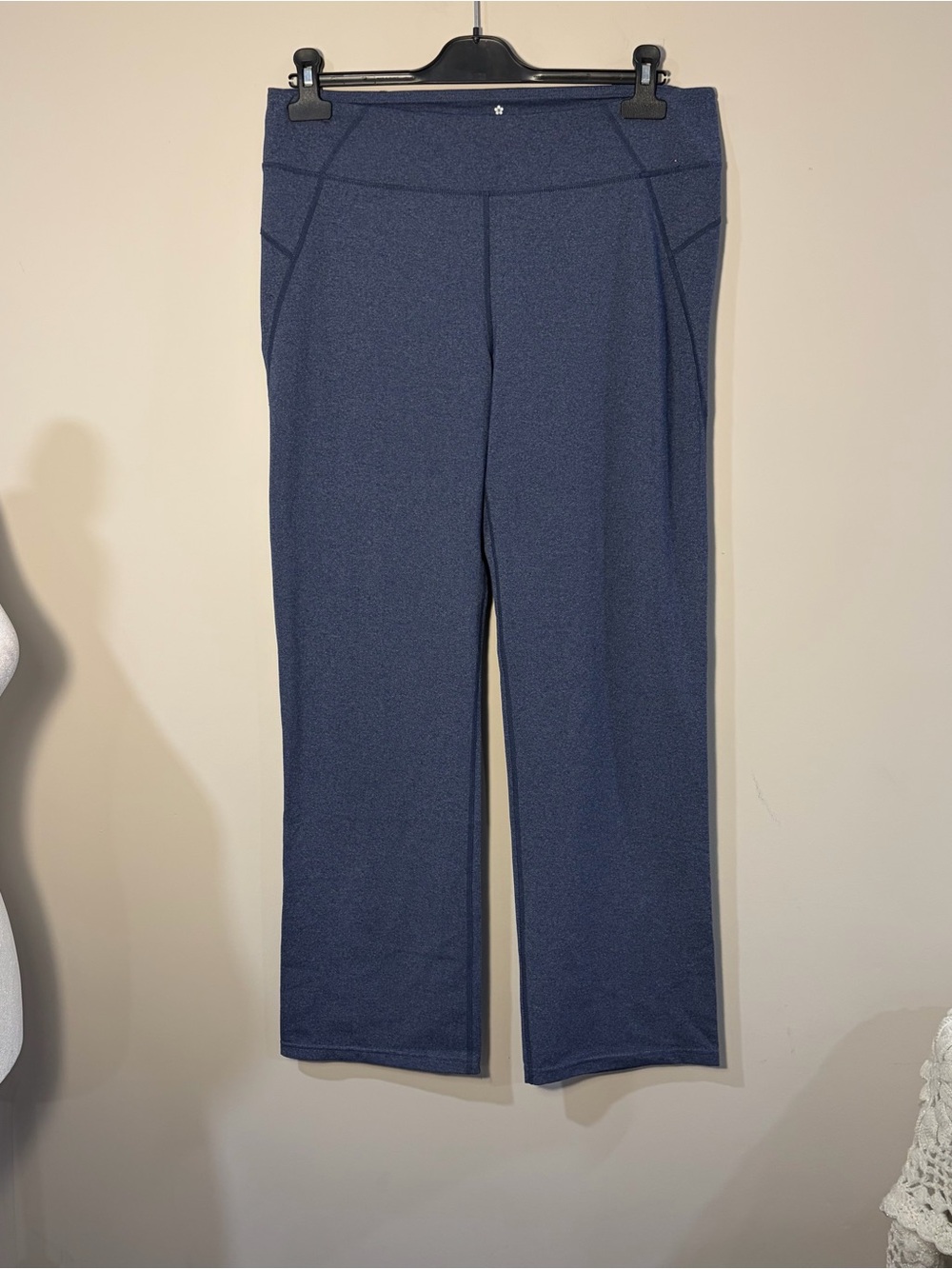 Tuff Athletics Navy Heather High-Rise Leggings
